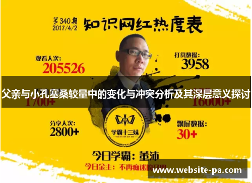 父亲与小孔塞桑较量中的变化与冲突分析及其深层意义探讨