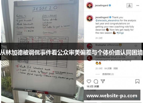 从林加德被调侃事件看公众审美偏差与个体价值认同困境 从林加德被调侃事件看公众审美偏差与个体价值认同困境