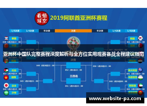 亚洲杯中国队完整赛程深度解析与全方位实用观赛备战全程建议指南 亚洲杯中国队完整赛程深度解析与全方位实用观赛备战全程建议指南